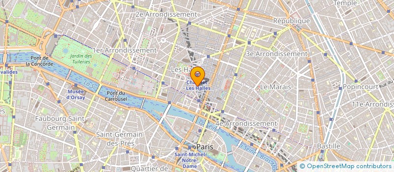 localisation de l'entreprise MADAME VALERIE CHALLET à PARIS