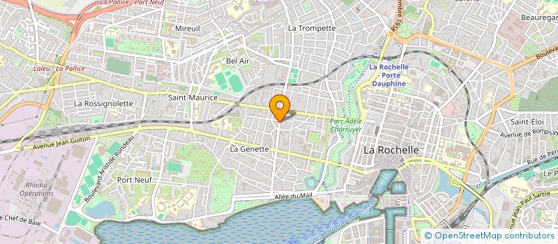 localisation de l'entreprise MADAME VALERIE CHAMPEL  LA ROCHELLE