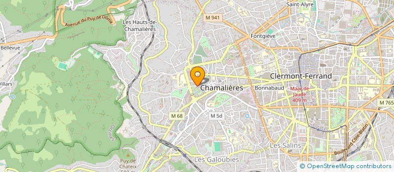 localisation de l'entreprise MADAME VALERIE CHARBONNIER à CHAMALIERES