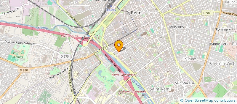 localisation de l'entreprise MADAME VALERIE CHARBONNIER-CANARD  REIMS