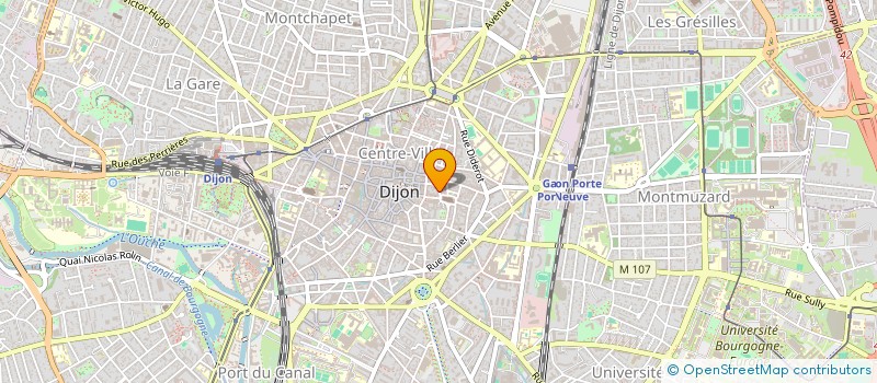localisation de l'entreprise MADAME VALERIE CHARLES à DIJON