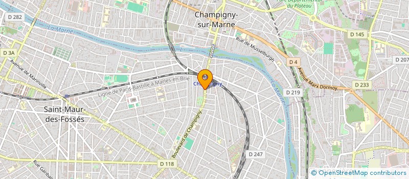 localisation de l'entreprise MADAME VALERIE CHARLES à SAINT-MAUR-DES-FOSSES