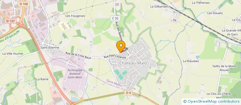 localisation de l'entreprise MADAME VALERIE CHARLES  SAINT-MALO