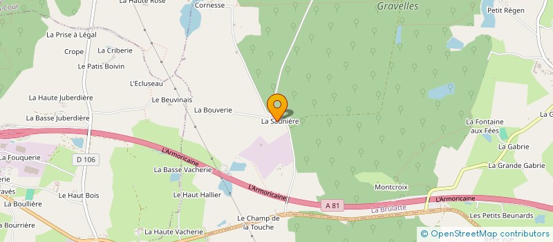 localisation de l'entreprise MADAME VALERIE CHARLIOT à LA BRULATTE