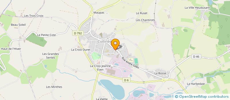 localisation de l'entreprise MADAME VALERIE CHATAIGNER à LE MENE