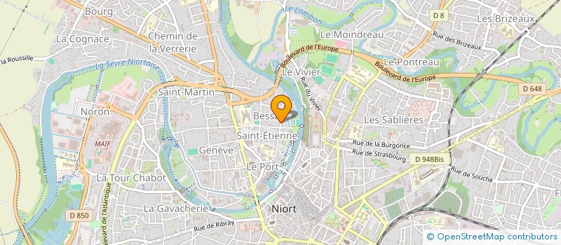 localisation de l'entreprise MADAME VALERIE CHATENET à NIORT