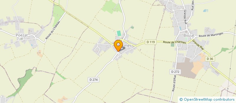 localisation de l'entreprise MADAME VALERIE CHAUCHEPRAT  CHARMES