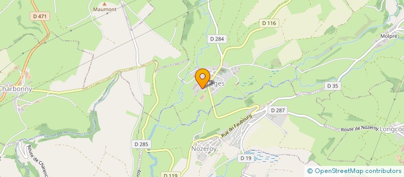 localisation de l'entreprise MADAME VALERIE CHAUVIN  MIEGES