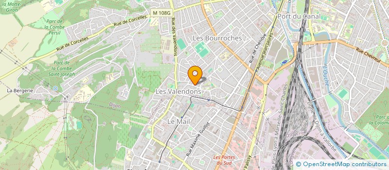 localisation de l'entreprise MADAME VALERIE CHAVIS  DIJON