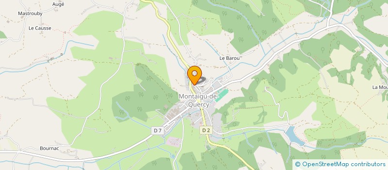 localisation de l'entreprise MADAME VALERIE CHECCHIN  ROQUECOR