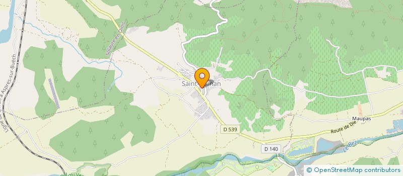 localisation de l'entreprise MADAME VALERIE CHEFDEVILLE  SAINT-ROMAN