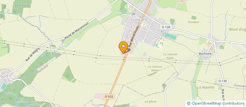 localisation de l'entreprise MADAME VALERIE CHERIAUX  GUISCARD