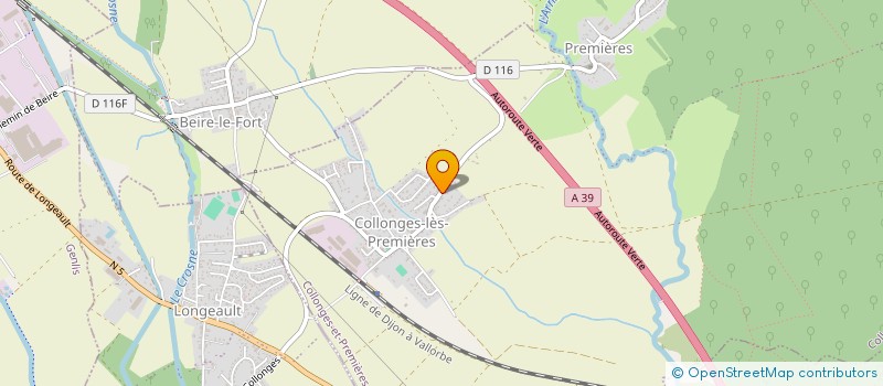 localisation de l'entreprise MADAME VALERIE CHEVALOT  COLLONGES-ET-PREMIERES