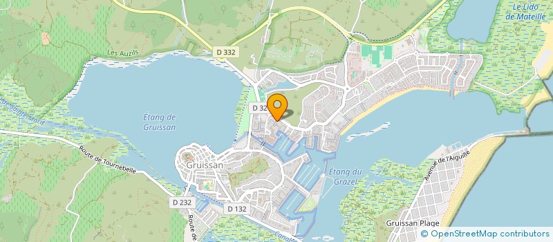 localisation de l'entreprise MADAME VALERIE CHEVREUIL  GRUISSAN