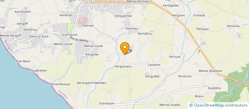 localisation de l'entreprise MADAME VALERIE CHEVRIER  PLOZEVET