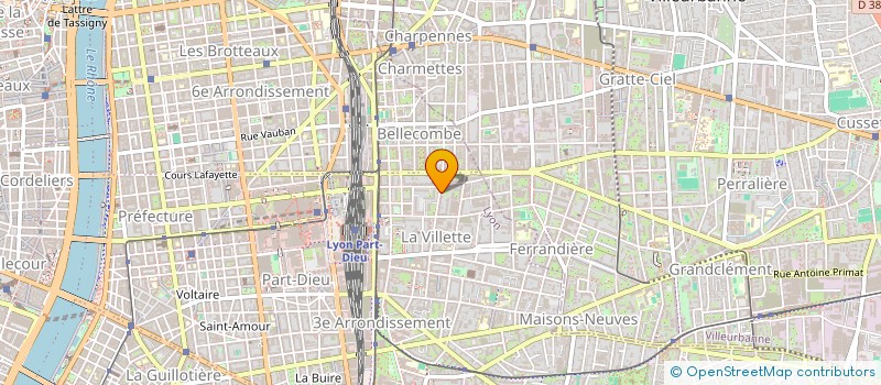 localisation de l'entreprise MADAME VALERIE CHIFFE  LYON