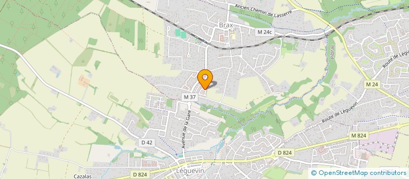 localisation de l'entreprise MADAME VALERIE CHIRIAUX  BRAX