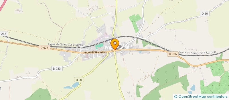 localisation de l'entreprise MADAME VALERIE CHOISNET à LE MERLERAULT
