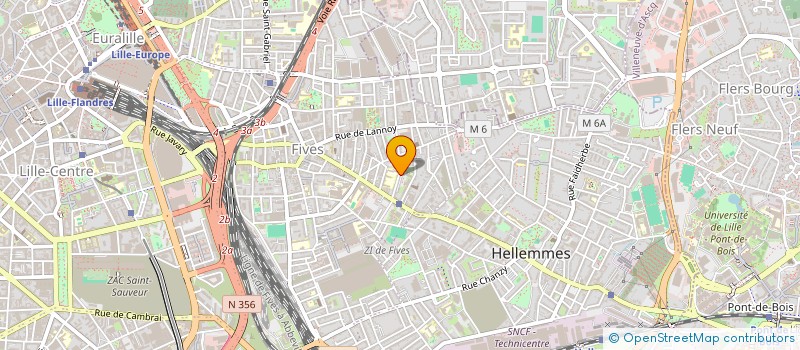 localisation de l'entreprise MADAME VALERIE CHOQUET à LILLE