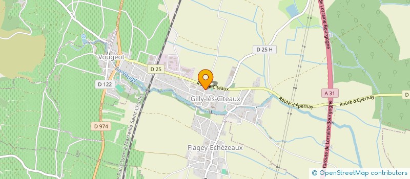 localisation de l'entreprise MADAME VALERIE CHRISTINA  GILLY-LES-CITEAUX