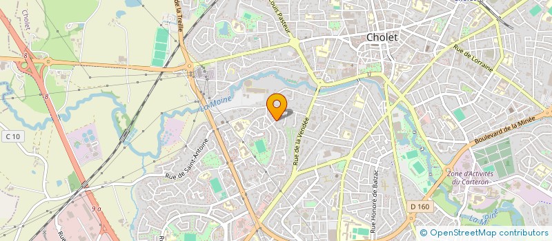 localisation de l'entreprise MADAME VALERIE CHUPIN à CHOLET