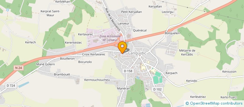 localisation de l'entreprise MADAME VALERIE CICHOSZ  LANGUIDIC