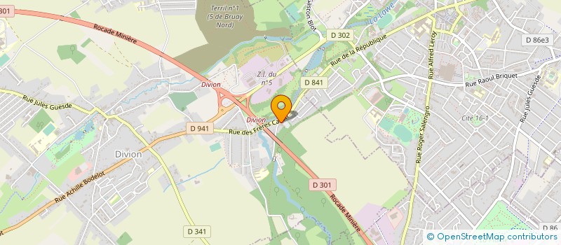 localisation de l'entreprise MADAME VALERIE CIROT  DIVION