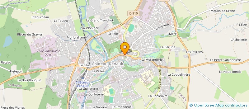 localisation de l'entreprise MADAME VALERIE CLAIR  CHATEAU-RENAULT