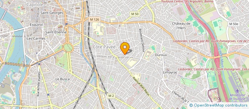 localisation de l'entreprise MADAME VALERIE CLASQUIN  TOULOUSE