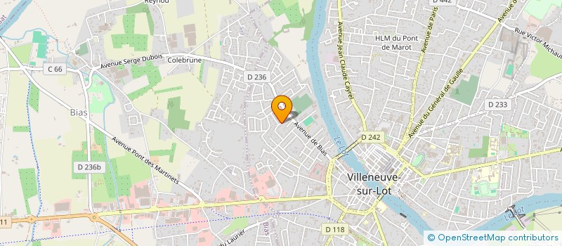 localisation de l'entreprise MADAME VALERIE CLAUDE ALINE VICHE à VILLENEUVE-SUR-LOT