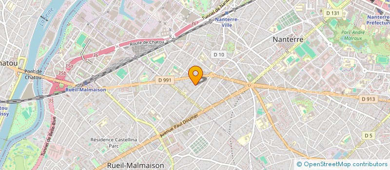 localisation de l'entreprise MADAME VALERIE-CLAUDE CASTILLON  NANTERRE