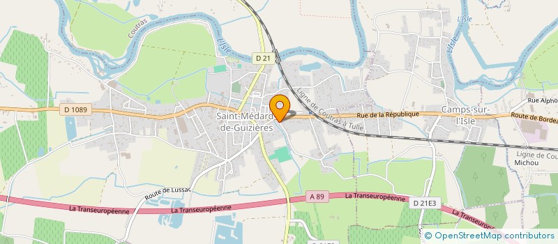 localisation de l'entreprise MADAME VALERIE CLAUSURE  SAINT-MEDARD-DE-GUIZIERES