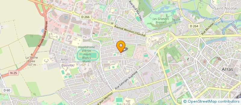 localisation de l'entreprise MADAME VALERIE CLEANDRE à ARRAS