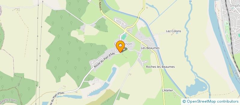 localisation de l'entreprise MADAME VALERIE CLEMENT  CHEVENON