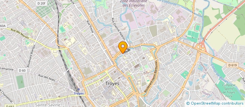 localisation de l'entreprise MADAME VALERIE CLEMENT à TROYES