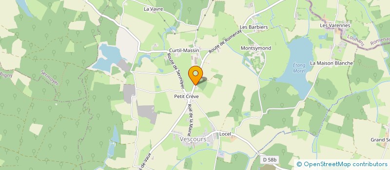 localisation de l'entreprise MADAME VALERIE CLERC à VESCOURS