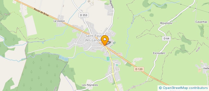 localisation de l'entreprise MADAME VALERIE CLERMONT à SAINT-PAUL-DES-LANDES