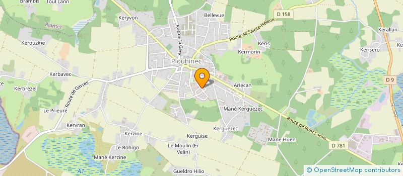 localisation de l'entreprise MADAME VALERIE CLERMONT  PLOUHINEC