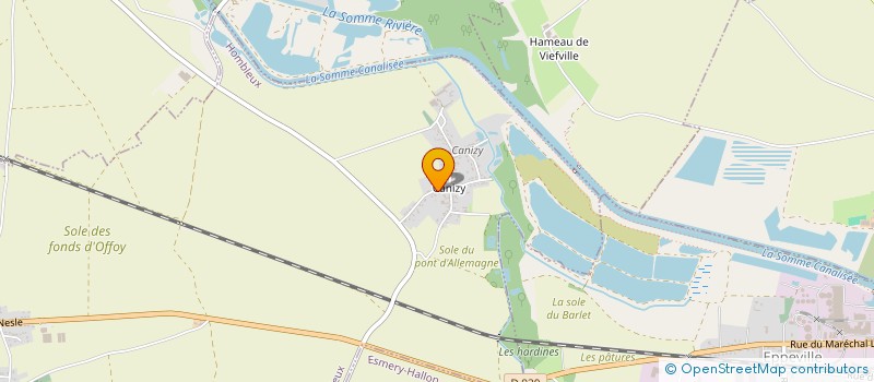 localisation de l'entreprise MADAME VALERIE CLOUIN  HOMBLEUX