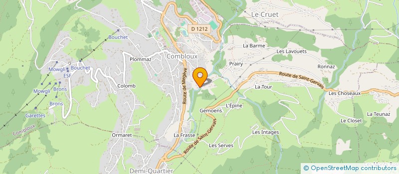 localisation de l'entreprise MADAME VALERIE COCCIANTELLI  COMBLOUX