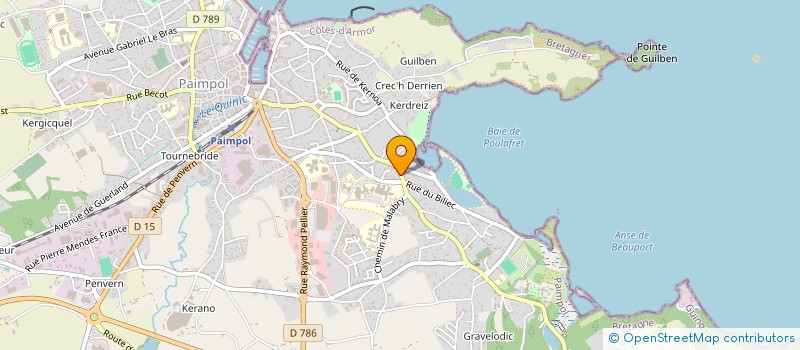 localisation de l'entreprise MADAME VALERIE COCHET  PAIMPOL