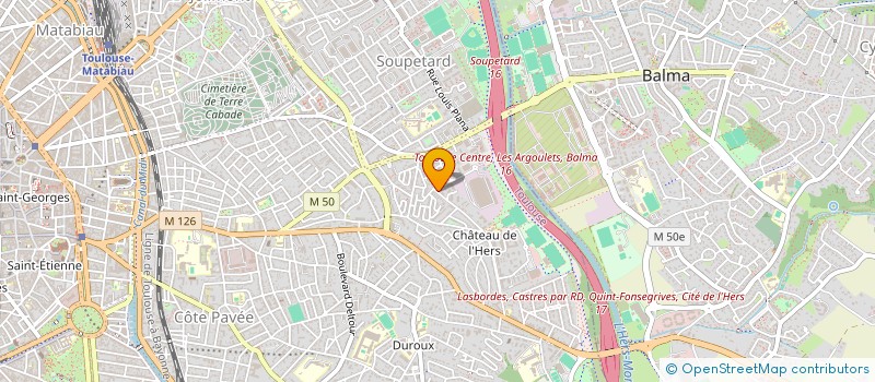 localisation de l'entreprise MADAME VALERIE CODEVELLE  TOULOUSE