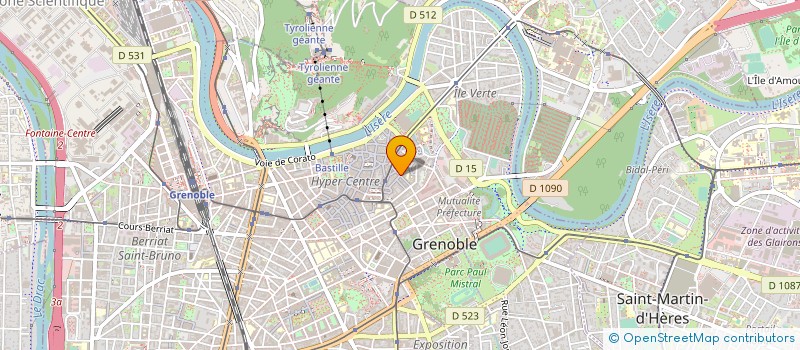 localisation de l'entreprise MADAME VALERIE COHEN à GRENOBLE