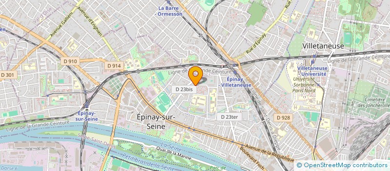 localisation de l'entreprise MADAME VALERIE COHEN à EPINAY-SUR-SEINE