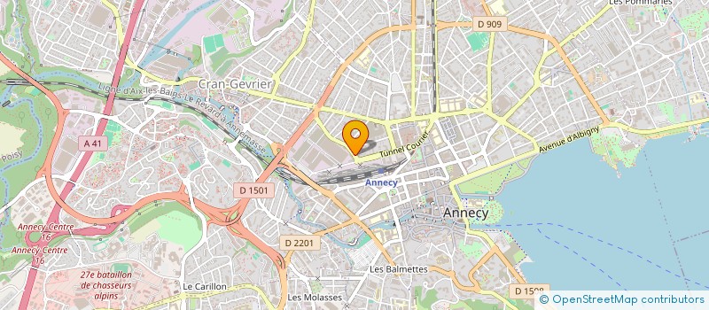 localisation de l'entreprise MADAME VALERIE COIFFARD  ANNECY
