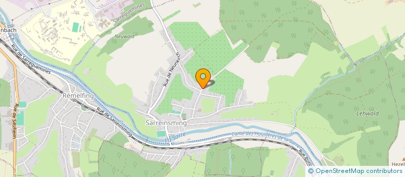 localisation de l'entreprise MADAME VALERIE COIRET  SARREINSMING
