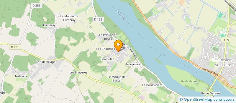 localisation de l'entreprise MADAME VALERIE COLIN à GENNES-VAL-DE-LOIRE