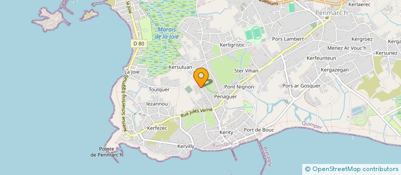 localisation de l'entreprise MADAME VALERIE COLIN  PENMARCH