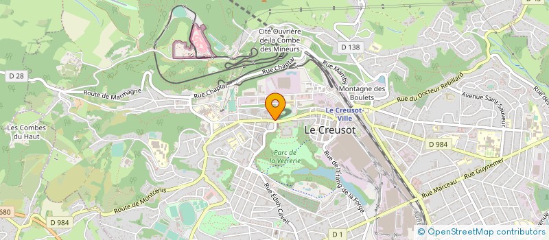 localisation de l'entreprise MADAME VALERIE COLIN à LE CREUSOT