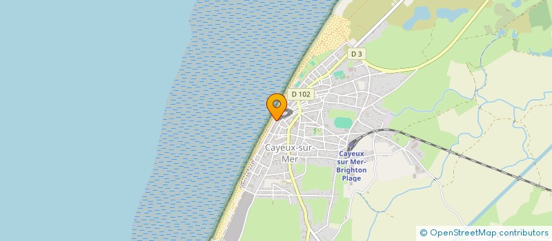 localisation de l'entreprise MADAME VALERIE COLLARD à CAYEUX-SUR-MER